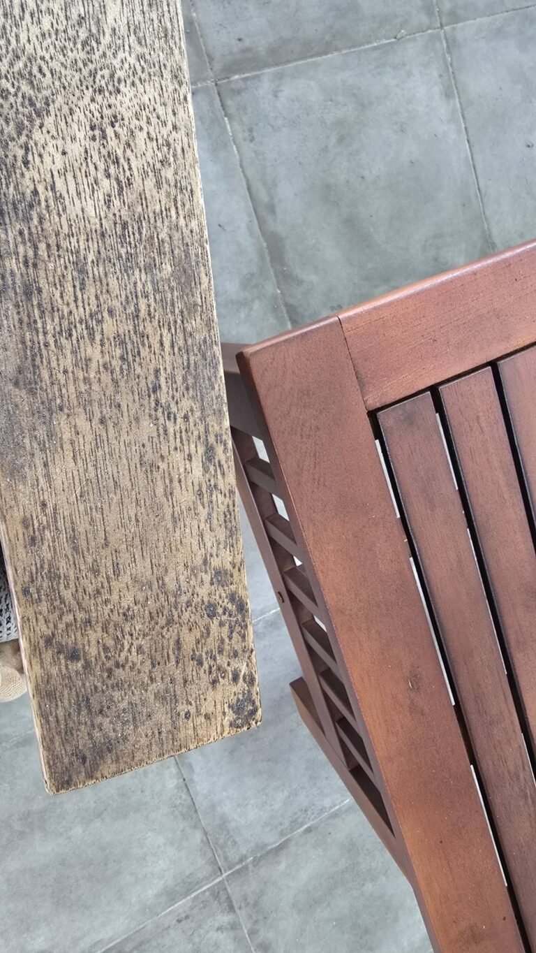 🪵 Restauración de mesa de madera — ¡parece nueva!
